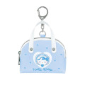 Japan Sanrio Miniature Keychain Bag Charm - Hello Kitty : Mini Boston Bag Lolita Light Blue - 1