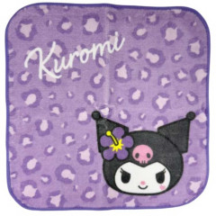 Japan Sanrio Mini Towel Handkerchief - Kuromi : Y2K Leopard