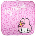Japan Sanrio Mini Towel Handkerchief - My Melody : Y2K Leopard - 1