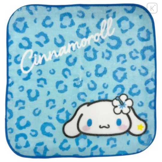 Japan Sanrio Mini Towel Handkerchief - Cinnamoroll : Y2K Leopard - 1