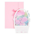 Japan Sanrio 3D Greeting Card - My Melody : Pink Flower Basket For You - 4