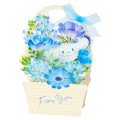 Japan Sanrio 3D Greeting Card - Cinnamoroll : Flower Basket For You - 1