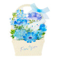 Japan Sanrio 3D Greeting Card - Cinnamoroll : Flower Basket For You - 2