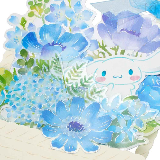 Japan Sanrio 3D Greeting Card - Cinnamoroll : Flower Basket For You - 3