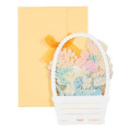 Japan Sanrio 3D Greeting Card - Pompompurin : Flower Basket For You - 4