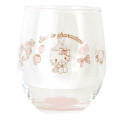 Japan Sanrio Swinging Glass Tumbler - Sweet Cakes Collection Pink - 1