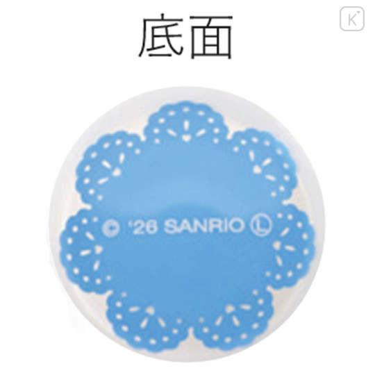 Japan Sanrio Swinging Glass Tumbler - Sweet Cakes Collection Blue - 3