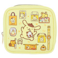 Japan Sanrio Mini Square Pouch - Pompompurin : Light Yellow - 1