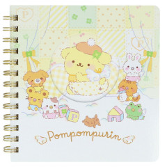 Japan Sanrio Square Ring Notebook - Pompompurin : Angel Baby
