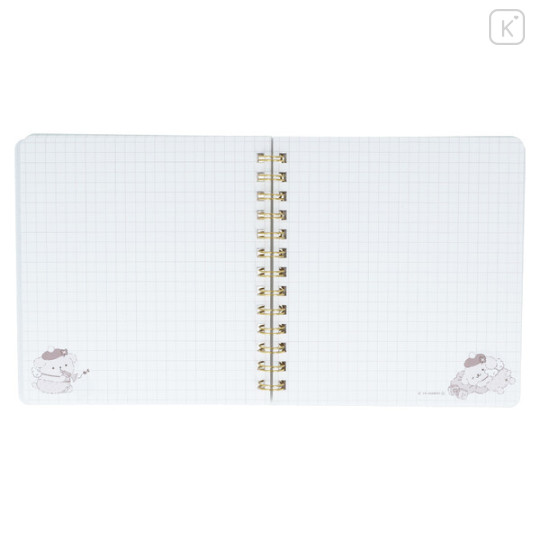 Japan Sanrio Square Ring Notebook - Pompompurin : Angel Baby - 2