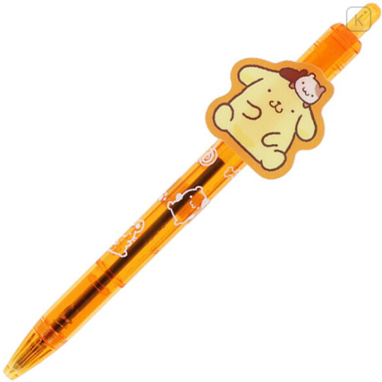 Japan Sanrio Mascot Ballpoint Pen - Pompompurin & Muffin Orange - 1