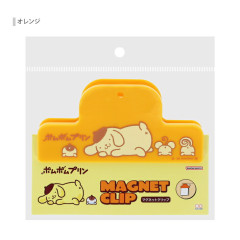 Japan Sanrio Magnet Clip - Pompompurin : Friends Orange