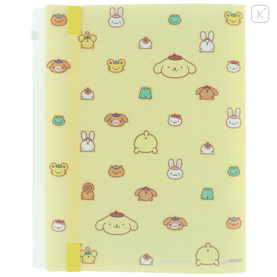 Japan Sanrio 5+1 Pockets A4 Index File Holder - Pompompurin : Friends Yellow - 2