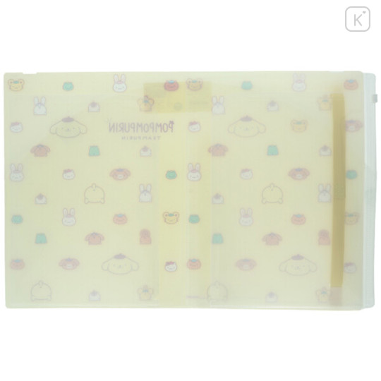 Japan Sanrio 5+1 Pockets A4 Index File Holder - Pompompurin : Friends Yellow - 4