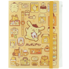 Japan Sanrio 5+1 Pockets A4 Index File Holder - Pompompurin : Friends Orange
