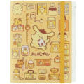 Japan Sanrio 5+1 Pockets A4 Index File Holder - Pompompurin : Friends Orange - 1