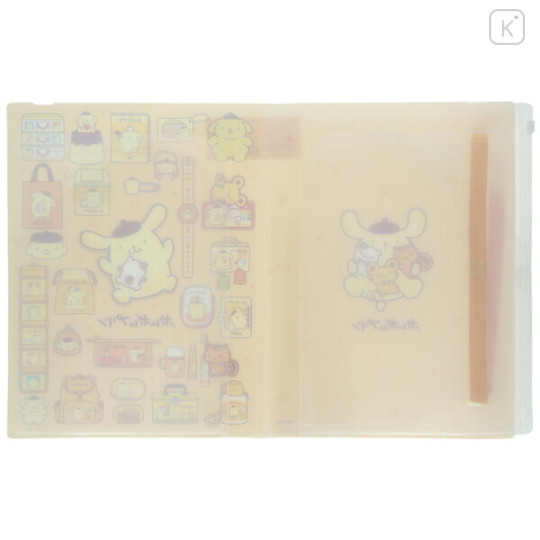 Japan Sanrio 5+1 Pockets A4 Index File Holder - Pompompurin : Friends Orange - 4