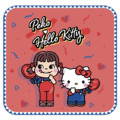 Japan Peko × Sanrio Mini Towel Handkerchief - Hello Kitty - 1