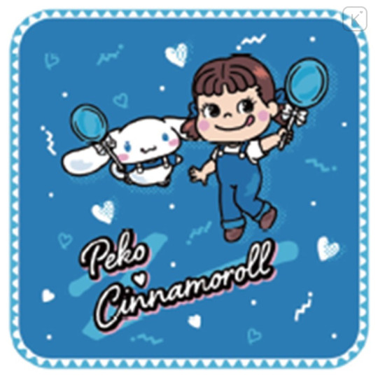 Japan Peko × Sanrio Mini Towel Handkerchief - Cinnamoroll - 1