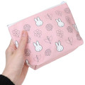 Japan Miffy Boat-shaped Pouch - Miffy : Flower Bloom Pink - 2