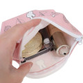 Japan Miffy Boat-shaped Pouch - Miffy : Flower Bloom Pink - 3
