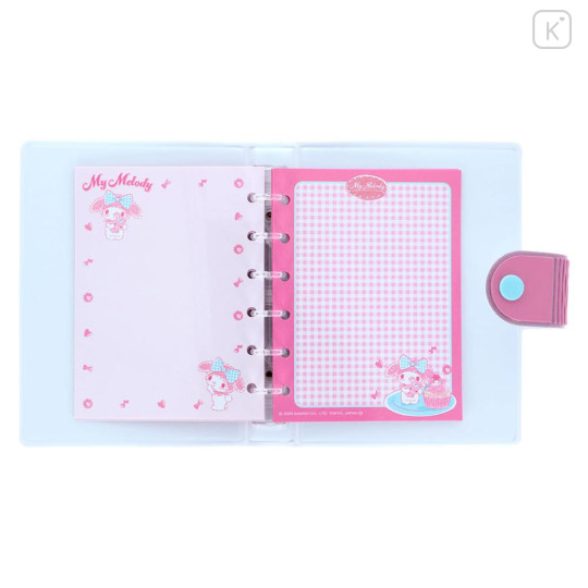Japan Sanrio 6 Hole Sticker Binder - My Melody : Cupcake Pink - 3