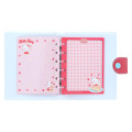 Japan Sanrio 6 Hole Sticker Binder - Cinnamoroll : Ribbon Apple Pie Red - 3