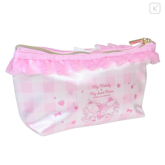 Japan Sanrio Pen Pouch Pencil Case - My Melody & My Sweet Piano : Dolly Mix Petit Frill - 2