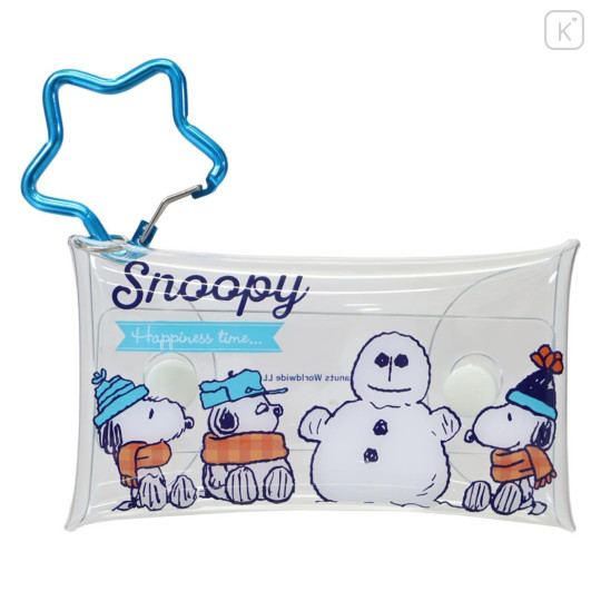 Japan Peanuts Clear Multi Case (S) - Olaf & Snoopy : Brothers Winter - 1