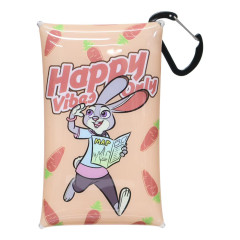 Japan Disney Clear Multi Case (S) - Zootopia : Judy Happy Vibes Only