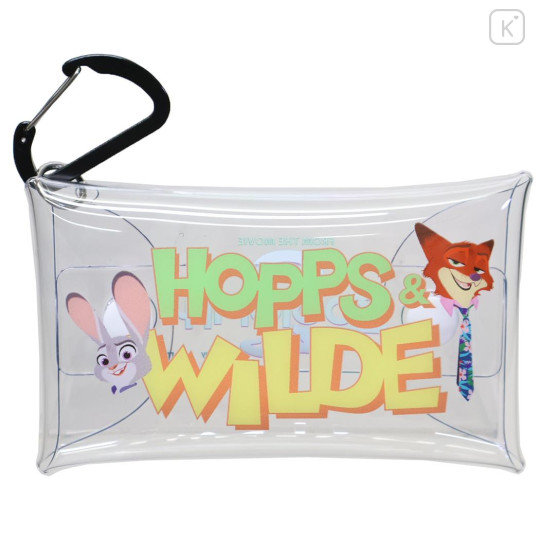 Japan Disney Clear Multi Case (S) - Zootopia : Nick & Judy Name - 1