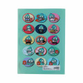 Japan Sanrio 5 Pockets A4 Clear File - Hangyodon : Friend - 2