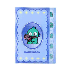 Japan Sanrio 5 Pockets A4 Clear File - Hangyodon : Rose