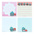 Japan Sanrio Square Memo - Hangyodon : Tea with Friend - 3