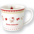 Japan Sanrio Porcelain Mug - Sweet Cakes Collection Red - 1