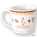 Japan Sanrio Porcelain Mug - Sweet Cakes Collection Red - 2