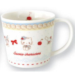 Japan Sanrio Porcelain Mug - Sweet Cakes Collection Blue