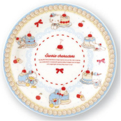 Japan Sanrio Porcelain Plate 16.5cm - Sweet Cakes Collection Blue