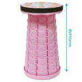 Japan Sanrio Telescopic Stool Folding Chair - Hello Kitty : Tan Pink - 2