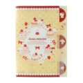 Japan Sanrio 5 Pockets A4 Index Holder - Sweet Cakes Collection Red - 1