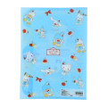 Japan Sanrio 5 Pockets A4 Index Holder - Sweet Cakes Collection Blue - 2