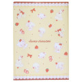 Japan Sanrio A4 Clear File Folder - Sweet Cakes Collection Red - 2