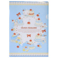 Japan Sanrio A4 Clear File Folder - Sweet Cakes Collection Blue - 1