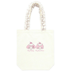 Japan Sanrio Tote Bag - My Melody & My Sweet Piano : Dolly Mix Petit Ruffled