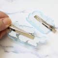 Japan Sanrio Acrylic Hair Clip Set - Sweet Cakes Collection Blue - 2
