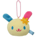 Japan Sanrio Mochimunyu Squishy Mascot Ballchain - Usahana - 1