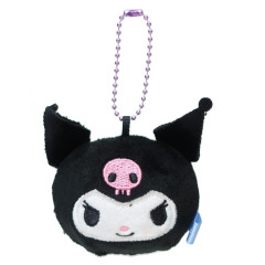 Japan Sanrio Mochimunyu Squishy Mascot Ballchain - Kuromi