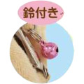 Japan Sanrio Mini Gamaguchi Clasp Pouch Coin Purse - Marron Cream : Smile - 2