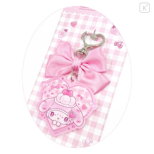 Japan Sanrio Swaying Ribbon Charm Keychain - My Melody : Dolly Mix Petit - 2