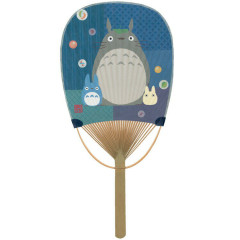 Japan Ghibli Oval Bamboo Fan - My Neighbor Totoro : Summer Festival